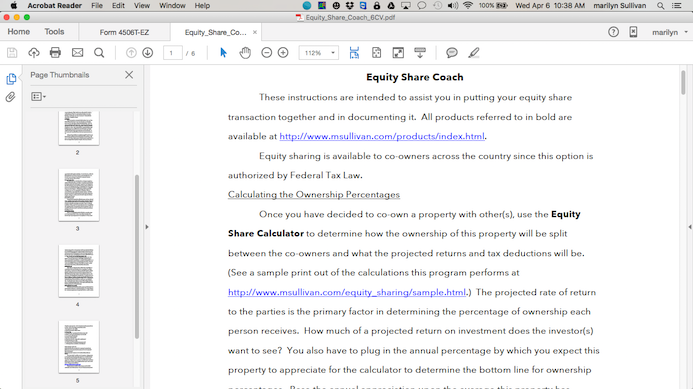 Co-Ownership Equity Sharing Coach