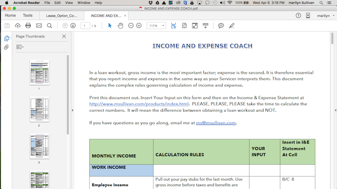 Income and Expense Coach