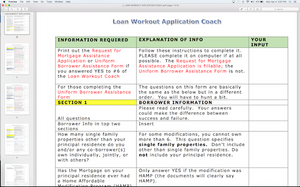Loan Modification & Short Sale Application Coach